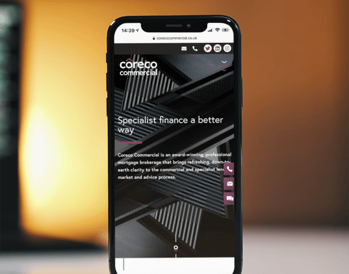 Coreco Commercial Website