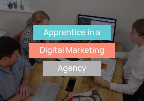 Apprentice in a digital marketing agency