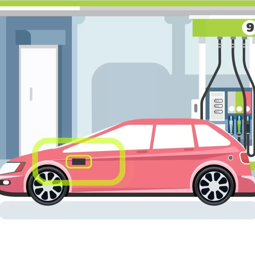 GVR Electric car charging graphic