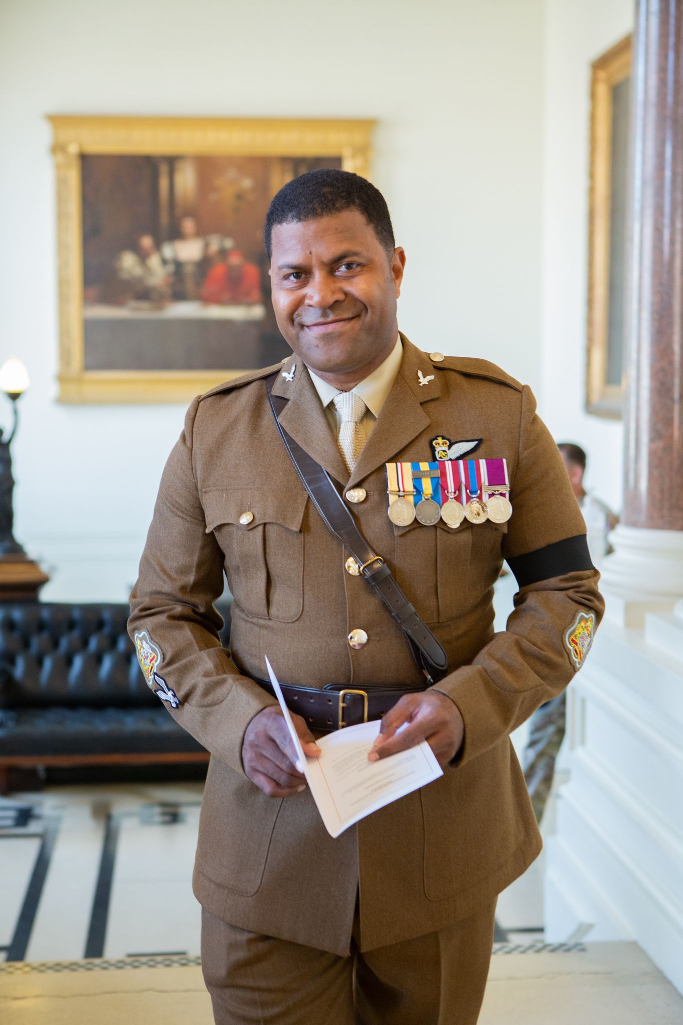 Person in military uniform