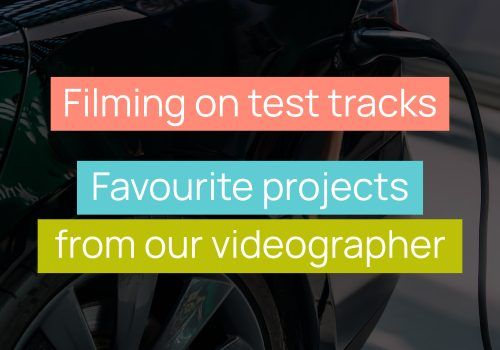 Title page Filming on Test Tracks - Favourite projects from our videographer