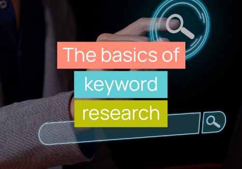 the basics of keyword research title image