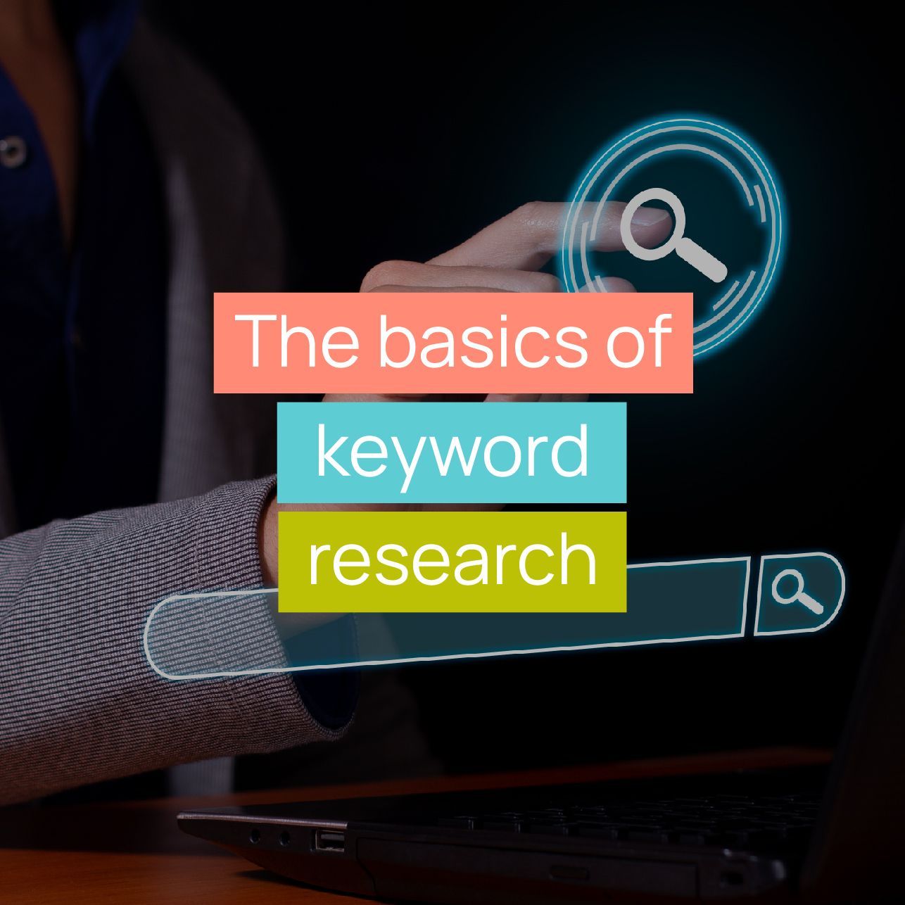 the basics of keyword research title image