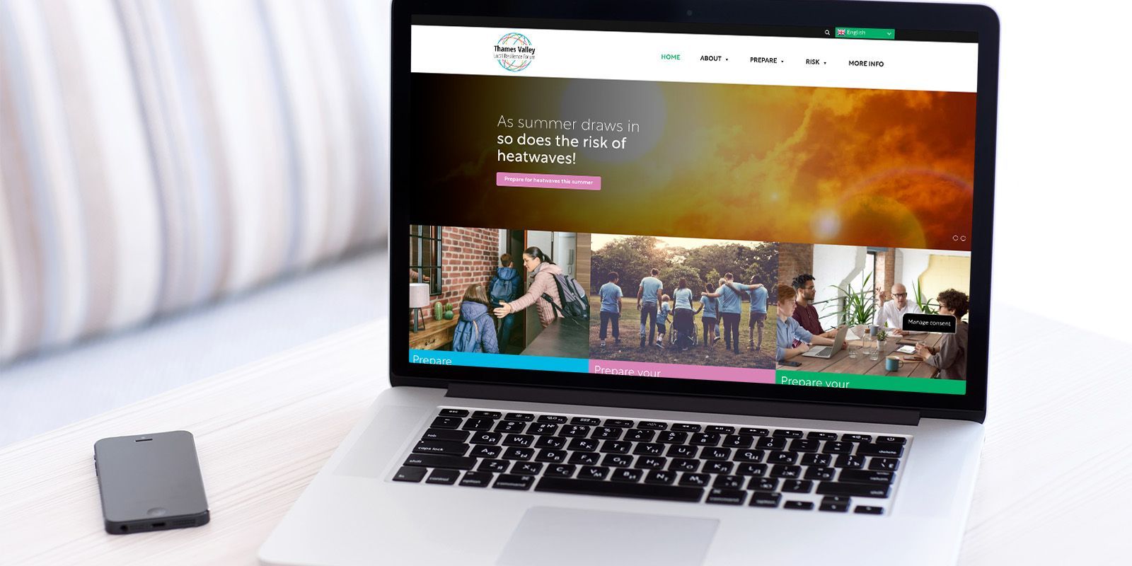 Thames Valley Local Resilience Forum mockup