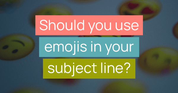 Should you use emojis in your subject line? title image