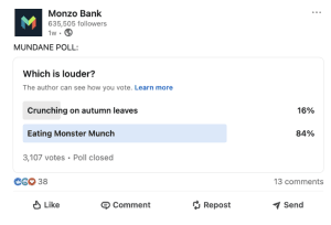 Monzo Linkedin Screenshot
